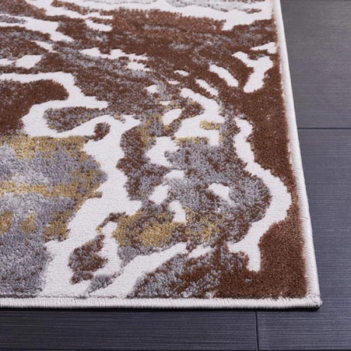 Safavieh Palma Beige / Brown PAM348 2 ft. 2 in. X 9 ft. Runner Rug