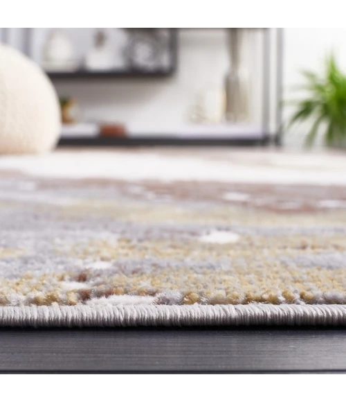 Safavieh Palma Beige / Brown PAM348 2 ft. 2 in. X 9 ft. Runner Rug