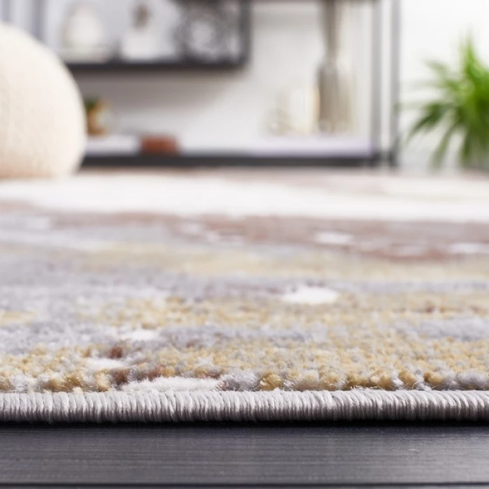 Safavieh Palma Beige / Brown PAM348 2 ft. 2 in. X 9 ft. Runner Rug
