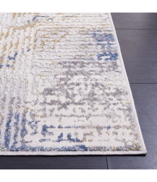 Safavieh Palma Beige / Light Blue PAM350 6 ft. 7 in. X 6 ft. 7 in. Square Rug