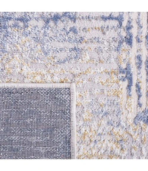 Safavieh Palma Beige / Light Blue PAM350 6 ft. 7 in. X 6 ft. 7 in. Square Rug