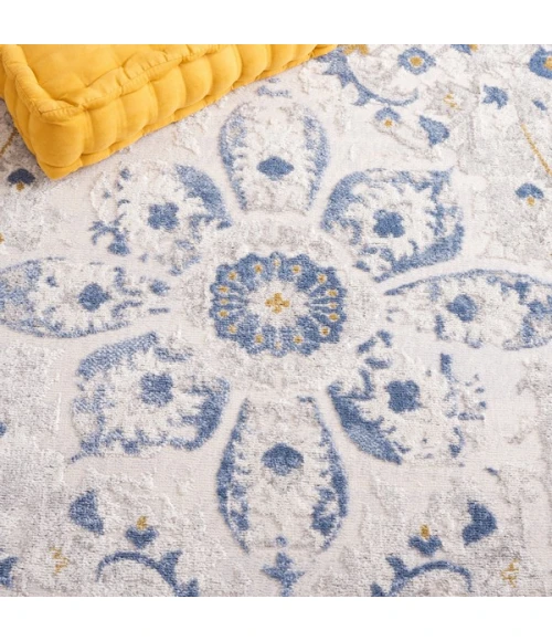 Safavieh Palma Beige / Light Blue PAM354 5 ft. 5 in. X 7 ft. 7 in. Rectangle Rug