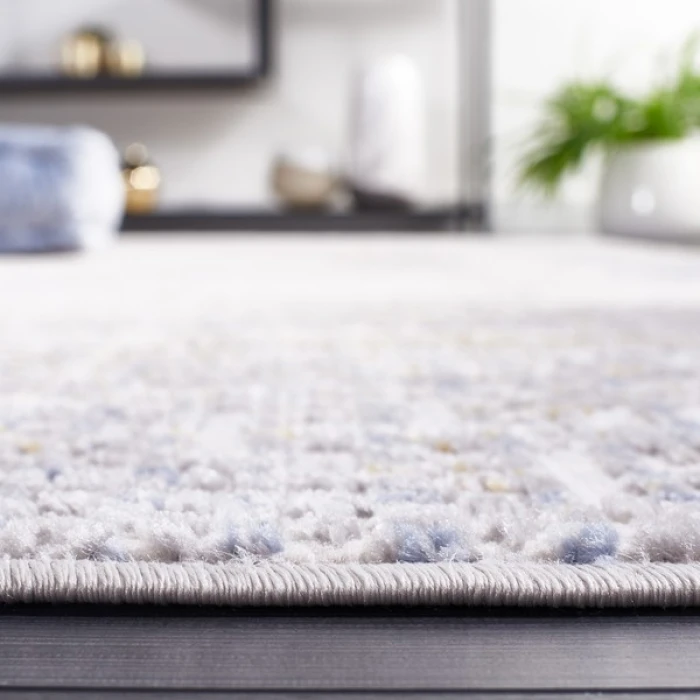 Safavieh Palma Beige / Light Blue PAM356 4 ft. 5 in. X 6 ft. 5 in. Rectangle Rug