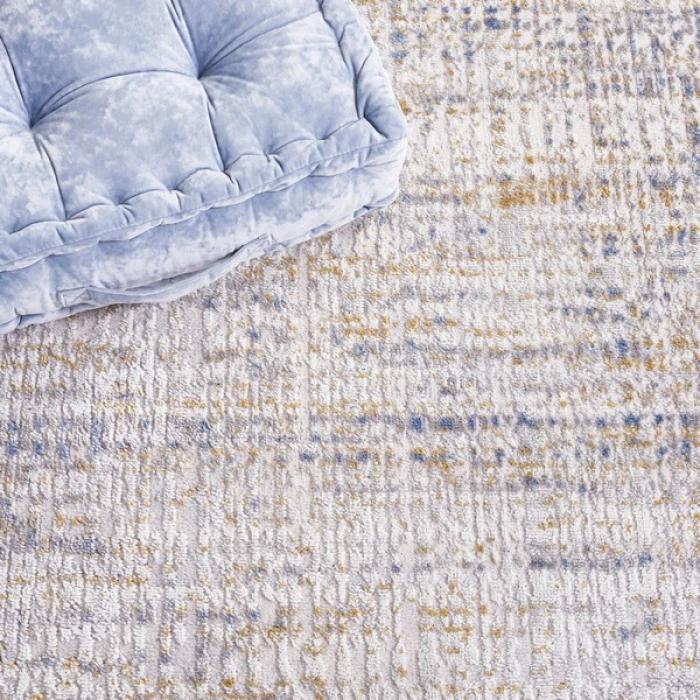 Safavieh Palma Beige / Light Blue PAM356 4 ft. 5 in. X 6 ft. 5 in. Rectangle Rug