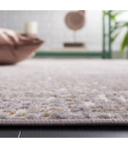 Safavieh Palma Grey / Green PAM358 6 ft. 7 in. X 6 ft. 7 in. Round Rug