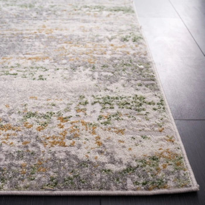 Safavieh Palma Grey / Green PAM358 2 ft. 2 in. X 9 ft. Runner Rug