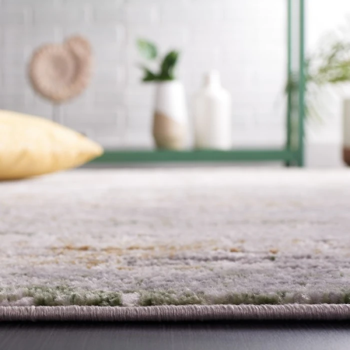 Safavieh Palma Grey / Green PAM358 2 ft. 2 in. X 9 ft. Runner Rug