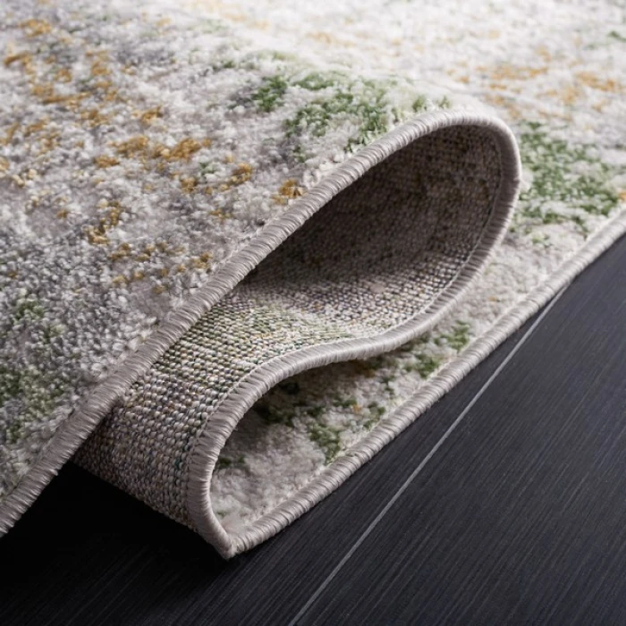 Safavieh Palma Grey / Green PAM358 2 ft. 2 in. X 9 ft. Runner Rug
