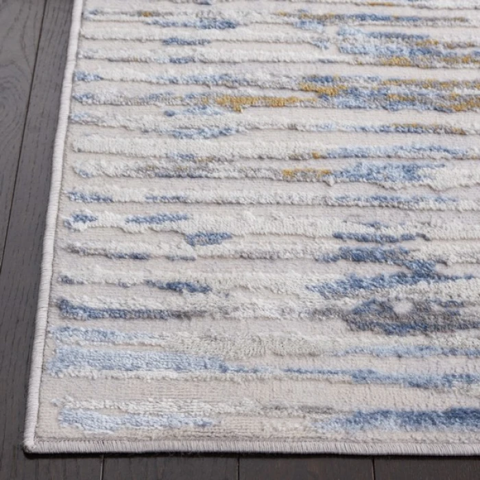 Safavieh Palma Grey / Blue PAM360 6 ft. 7 in. X 6 ft. 7 in. Square Rug