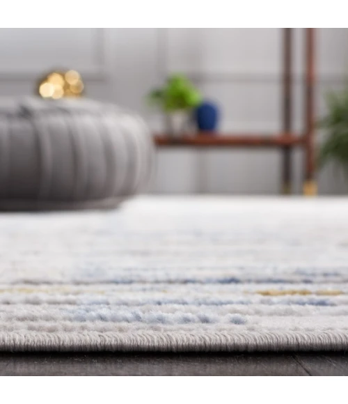 Safavieh Palma Grey / Blue PAM360 5 ft. 5 in. X 7 ft. 7 in. Rectangle Rug