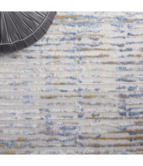 Safavieh Palma Grey / Blue PAM360 5 ft. 5 in. X 7 ft. 7 in. Rectangle Rug