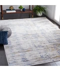 Safavieh Palma Grey / Blue PAM360 5 ft. 5 in. X 7 ft. 7 in. Rectangle Rug