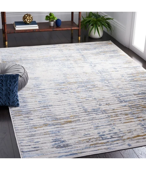 Safavieh Palma Grey / Blue PAM360 5 ft. 5 in. X 7 ft. 7 in. Rectangle Rug