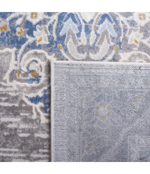 Safavieh Palma Grey / Blue PAM362 6 ft. 7 in. X 6 ft. 7 in. Square Rug