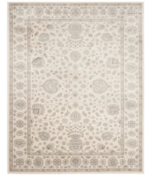 Safavieh Persian Garden Silver / Cream PEG610 4 ft. X 5 ft. 3 in. Rectangle Rug