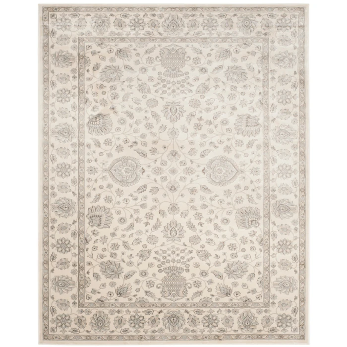 Safavieh Persian Garden Silver / Cream PEG610 5 ft. 3 in. X 7 ft. 3 in. Rectangle Rug