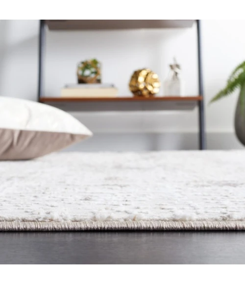 Safavieh Parker Taupe / Ivory Grey PRK100 6 ft. 7 in. X 6 ft. 7 in. Square Rug