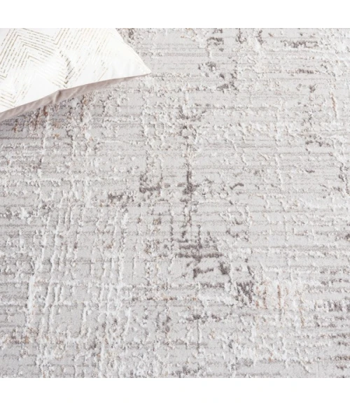 Safavieh Parker Taupe / Ivory Grey PRK100 6 ft. 7 in. X 6 ft. 7 in. Square Rug
