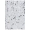 Safavieh Parker Light Grey / Black PRK100 8 ft. X 10 ft. Rectangle Rug