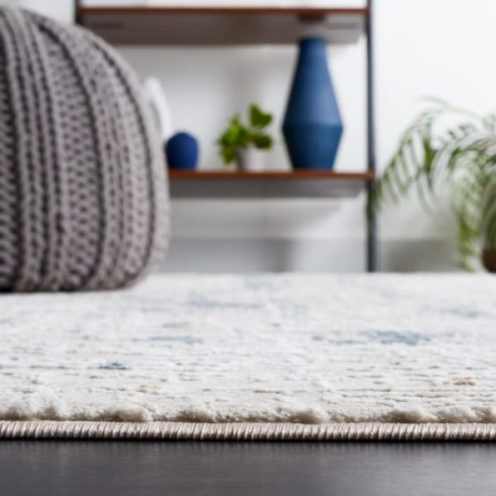 Safavieh Parker Taupe / Grey Blue PRK100 6 ft. 7 in. X 6 ft. 7 in. Round Rug