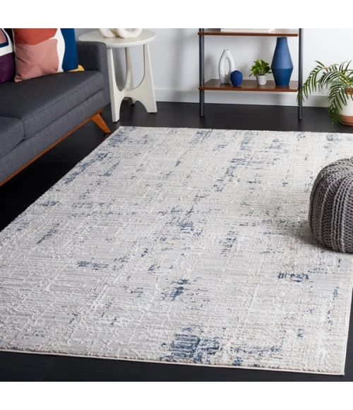 Safavieh Parker Taupe / Grey Blue PRK100 8 ft. X 10 ft. Rectangle Rug