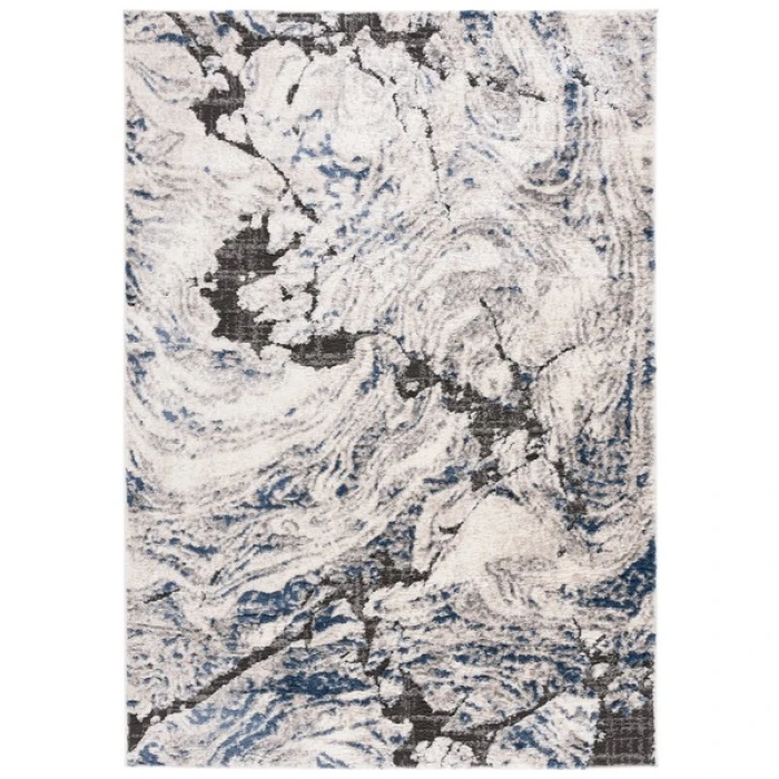 Safavieh Petra Ivory / Blue PTA102 5 ft. 3 in. X 7 ft. 7 in. Rectangle Rug