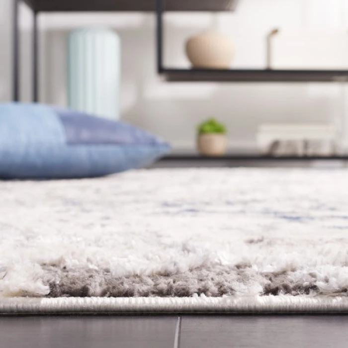 Safavieh Petra Ivory / Blue PTA102 5 ft. 3 in. X 7 ft. 7 in. Rectangle Rug