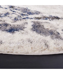 Safavieh Petra Ivory / Blue PTA104 6 ft. 7 in. X 6 ft. 7 in. Round Rug