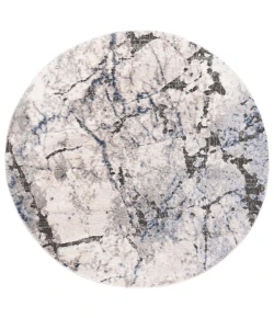 Safavieh Petra Ivory / Light Grey PTA106 6 ft. 7 in. X 6 ft. 7 in. Round Rug