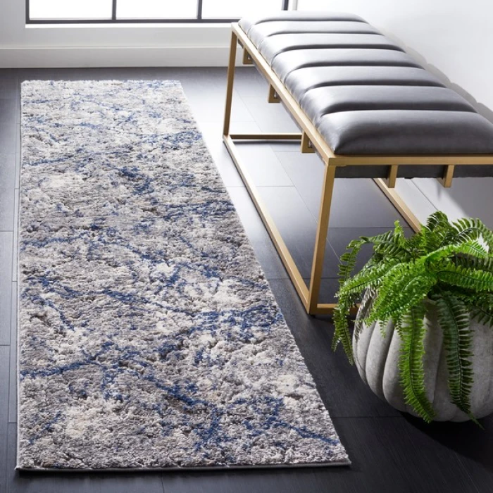 Safavieh Petra Light Grey / Light Beige PTA108 2 ft. 3 in. X 8 ft. Runner Rug