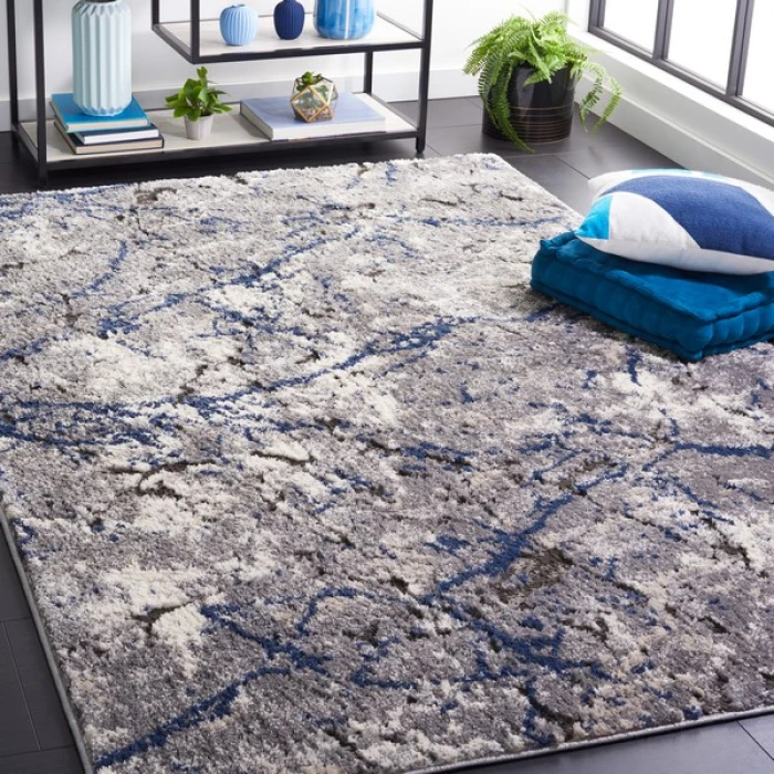 Safavieh Petra Light Grey / Light Beige PTA108 9 ft. X 12 ft. Rectangle Rug