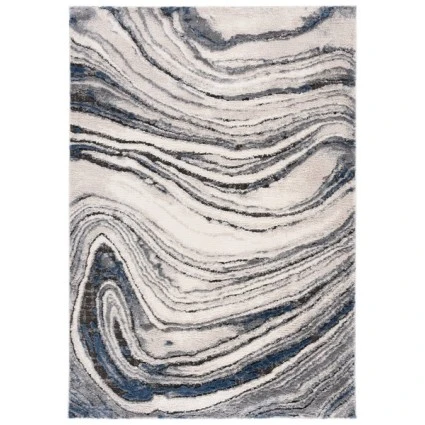 Safavieh Petra Light Beige / Blue PTA110 5 ft. 3 in. X 7 ft. 7 in. Rectangle Rug