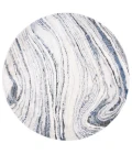 Safavieh Petra Light Beige / Blue PTA110 6 ft. 7 in. X 6 ft. 7 in. Round Rug