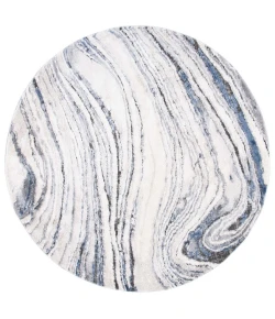 Safavieh Petra Light Beige / Blue PTA110 6 ft. 7 in. X 6 ft. 7 in. Round Rug