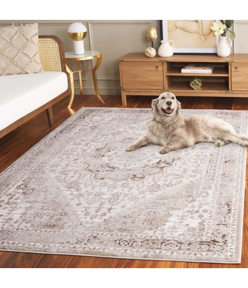 Safavieh Prestige Ivory / Beige PTE102 9 ft. X 12 ft. Rectangle Rug