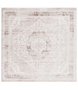 Safavieh Prestige Ivory / Beige PTE102 6 ft. 7 in. X 6 ft. 7 in. Square Rug