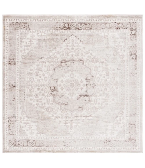Safavieh Prestige Ivory / Beige PTE102 6 ft. 7 in. X 6 ft. 7 in. Square Rug
