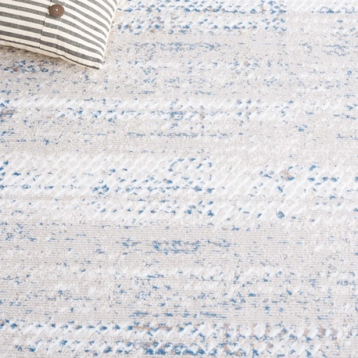 Safavieh Prestige Ivory / Blue PTE114 5 ft. 3 in. X 7 ft. 6 in. Rectangle Rug