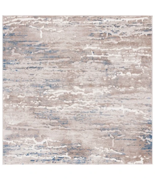 Safavieh Prestige Ivory / Blue PTE122 6 ft. 7 in. X 6 ft. 7 in. Square Rug