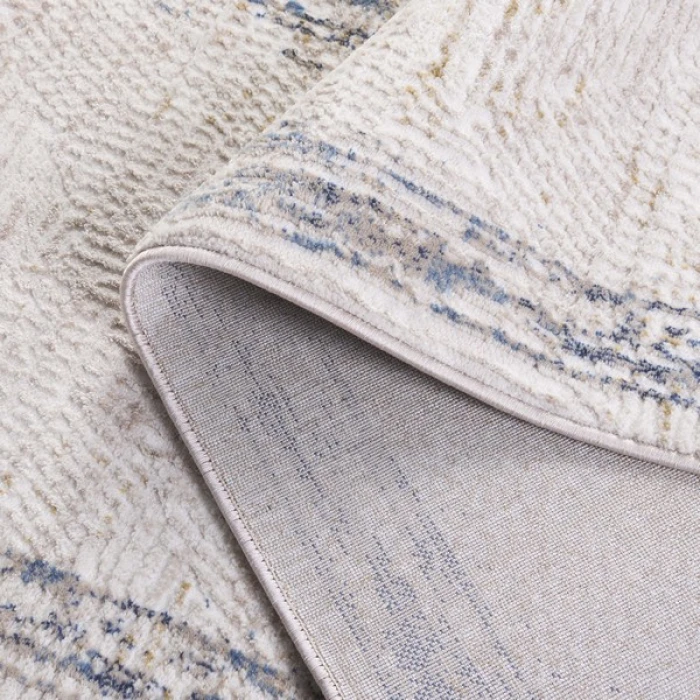 Safavieh Prestige Ivory / Blue PTE126 6 ft. 7 in. X 6 ft. 7 in. Square Rug
