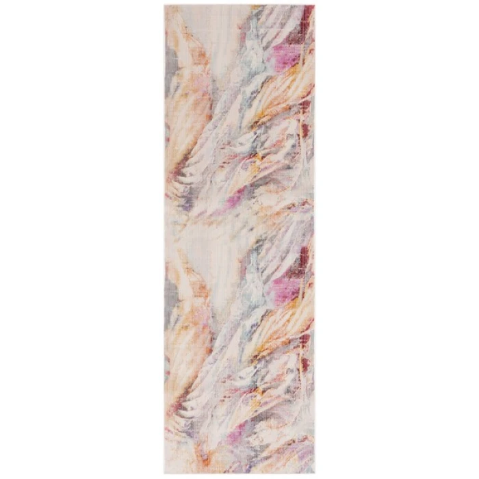 Safavieh Rainbow Blue / Gold RBW652 2 ft. 6 in. X 8 ft. Runner Rug