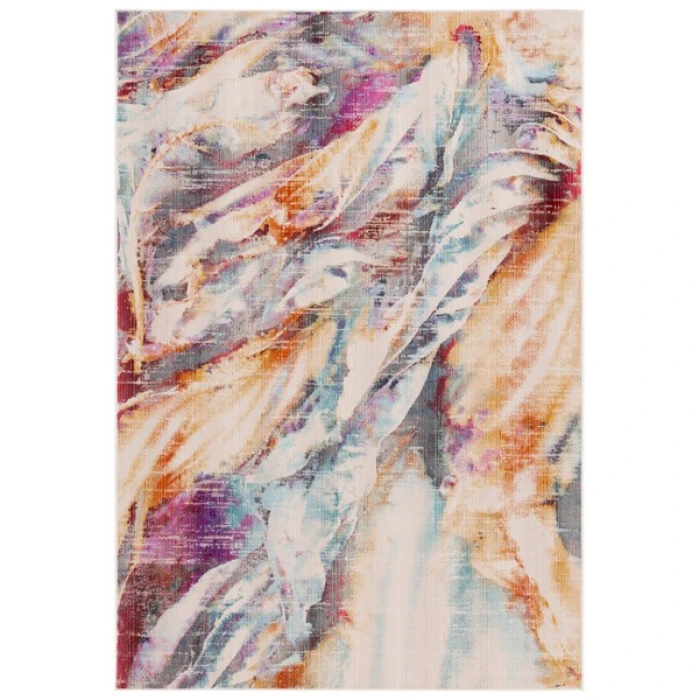 Safavieh Rainbow Blue / Gold RBW652 9 ft. X 12 ft. Rectangle Rug