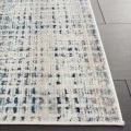 Safavieh Rainbow Blue / Ivory RBW654 6 ft. 7 in. X 6 ft. 7 in. Round Rug