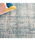 Safavieh Rainbow Blue / Ivory RBW654 6 ft. 7 in. X 6 ft. 7 in. Square Rug