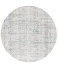 Safavieh Rainbow Blue / Ivory RBW654 6 ft. 7 in. X 6 ft. 7 in. Round Rug