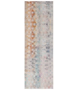 Safavieh Rainbow Blue / Gold RBW662 2 ft. 6 in. X 8 ft. Runner Rug