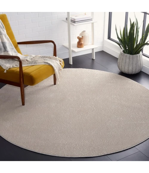 Safavieh Revive Beige REV102 6 ft. 7 in. X 6 ft. 7 in. Round Rug