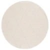 Safavieh Revive Ivory REV104 6 ft. 7 in. X 6 ft. 7 in. Round Rug