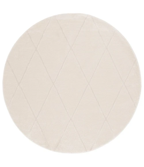 Safavieh Revive Ivory REV104 6 ft. 7 in. X 6 ft. 7 in. Round Rug