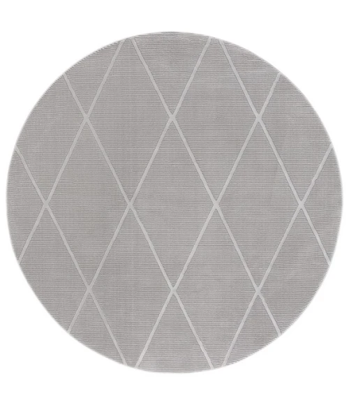Safavieh Revive Grey REV104 6 ft. 7 in. X 6 ft. 7 in. Round Rug